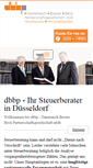 Mobile Screenshot of dbbp-steuerberater.de