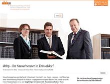 Tablet Screenshot of dbbp-steuerberater.de